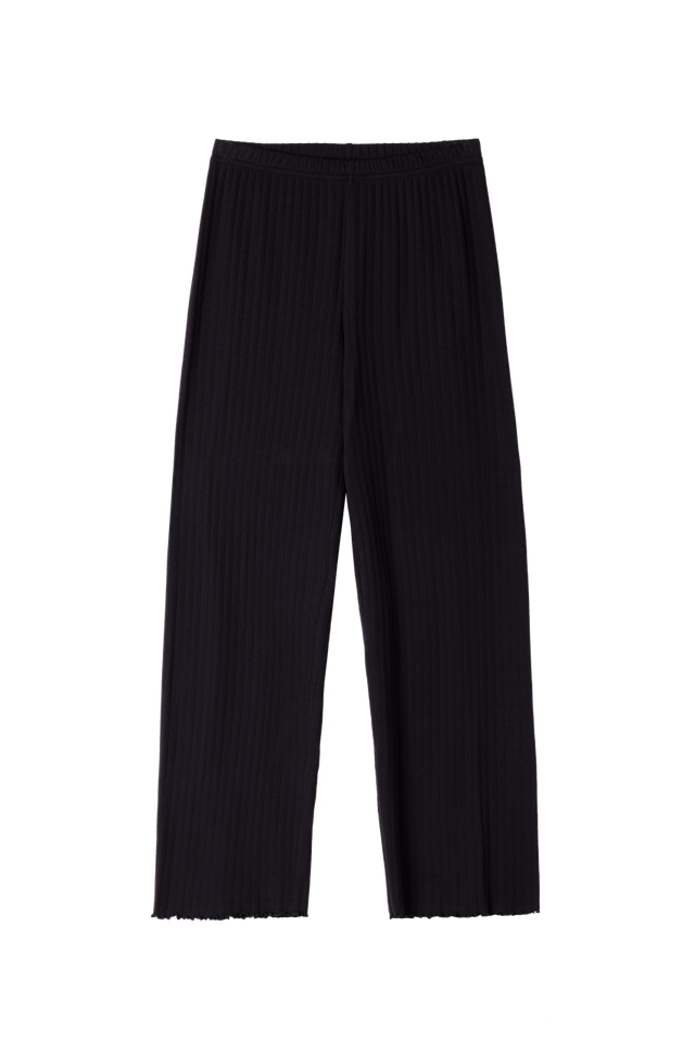 Pointelle Lounge Trousers Black