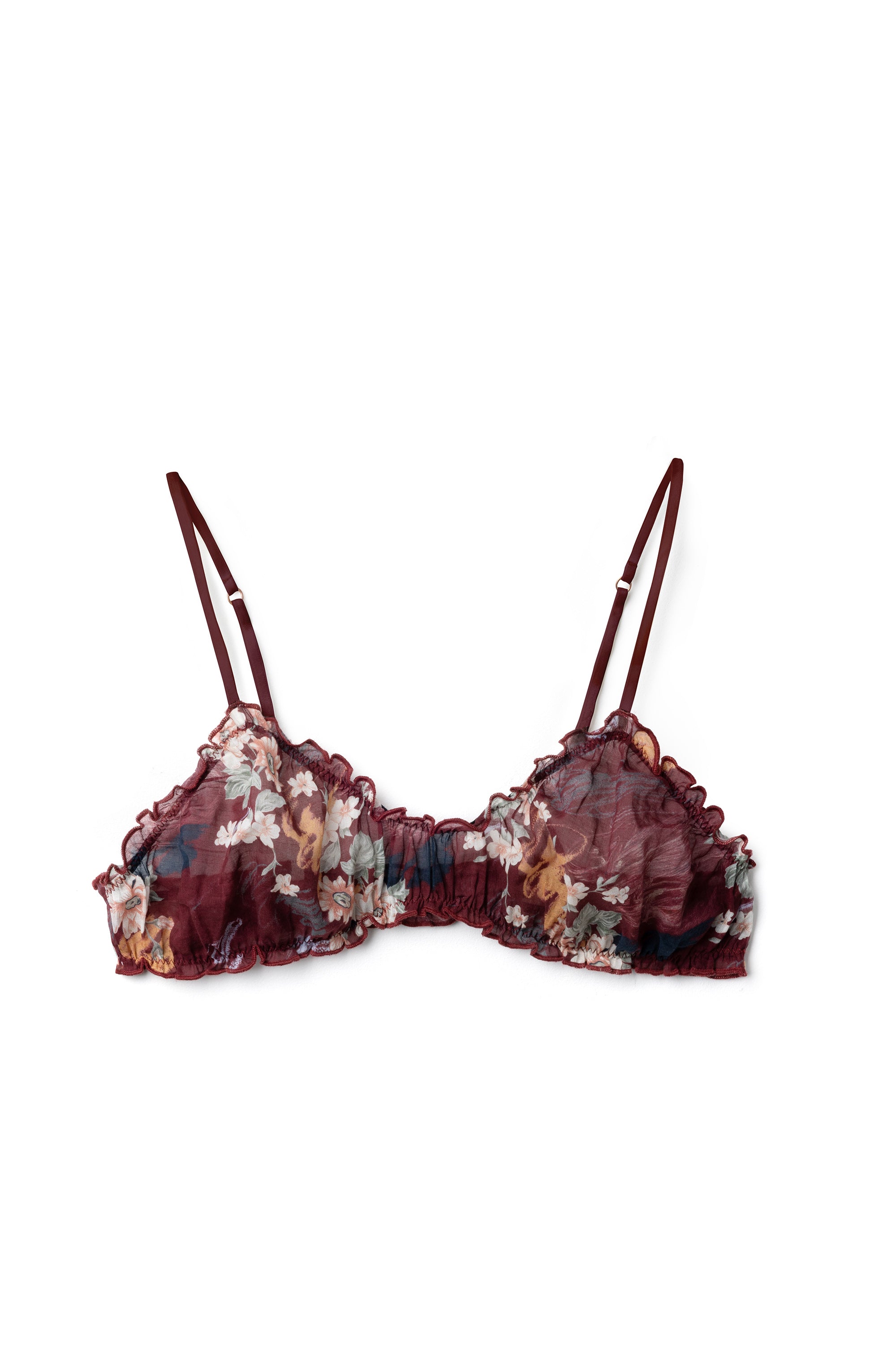 Bralette Love Print Red – Desmond & Dempsey