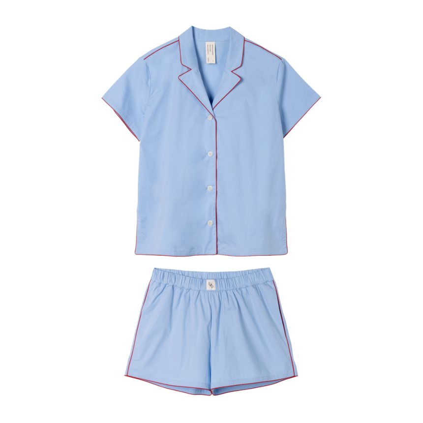 402 Short Pyjama Set Blue