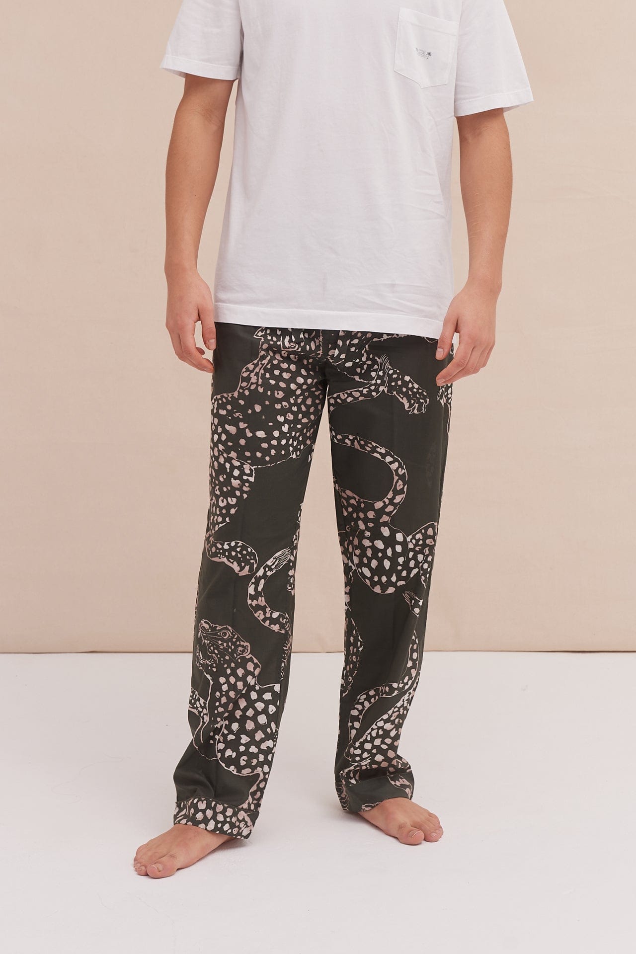 Men’s Pyjama Trousers The Jag Print Green