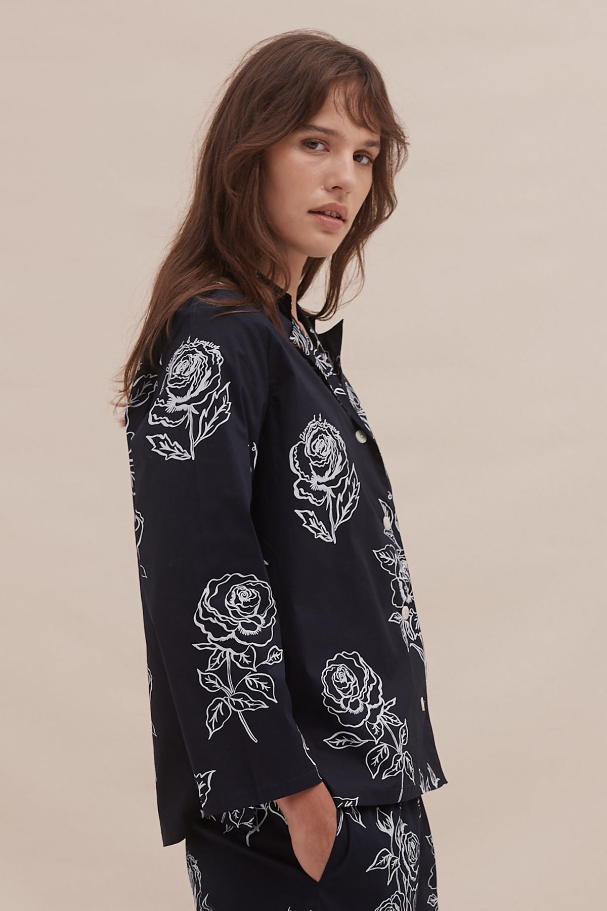 402 Shirt Posy Navy