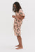 Men’s Pyjama Shorts Sansindo Tiger Print Pink Linen