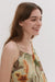 Cami Top and Wide Leg Set Soleia Leopard Print Khaki