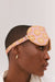Cotton Luxe Eye Mask Stamp Print Pink
