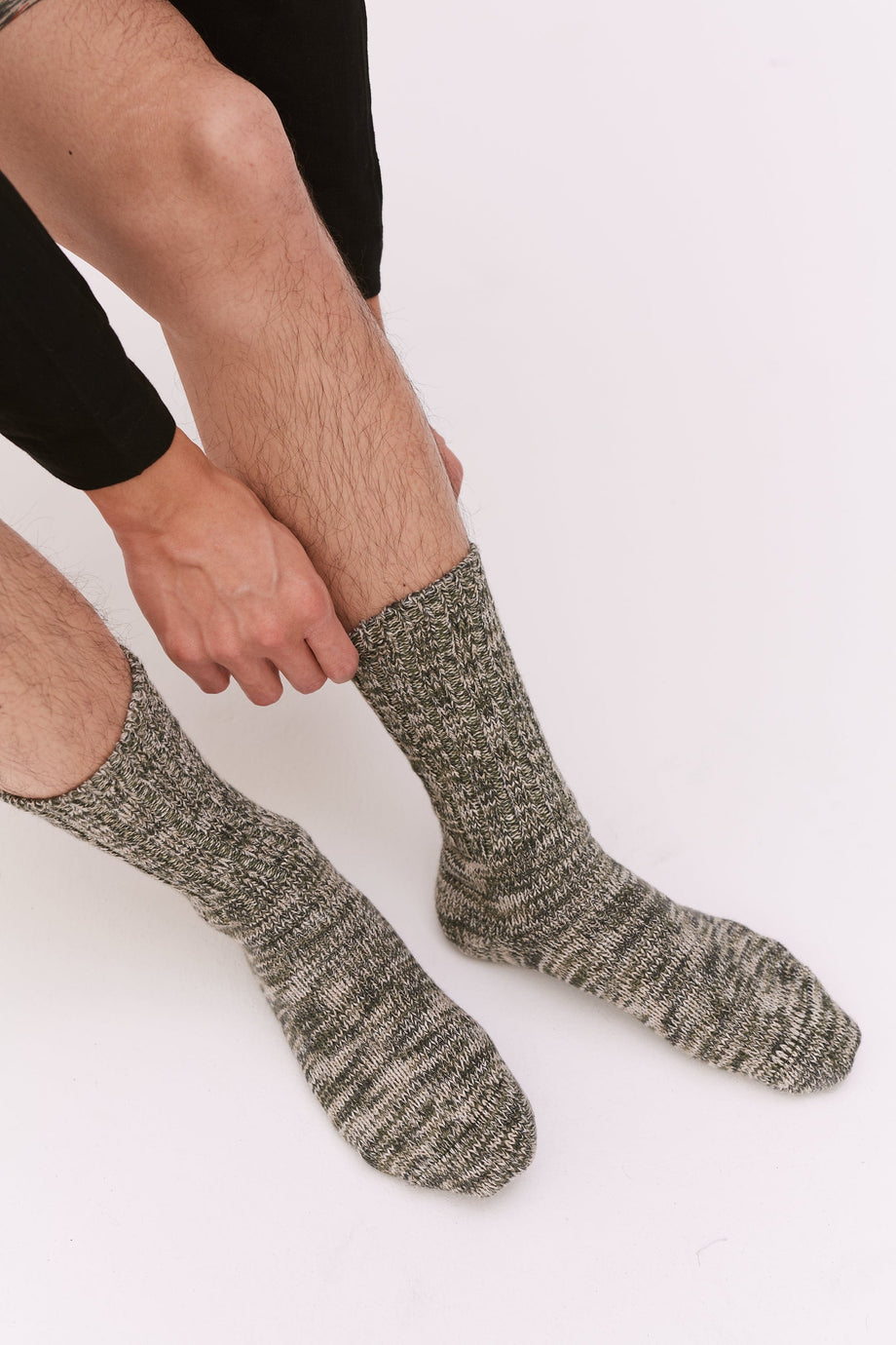 Men's Really Warm Socks Green