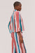 Boxy Shirt and Wide Leg Trouser Set The Stripe Print Multi