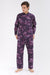 Men’s Pocket Pyjama Set Bocas Print Amethyst