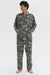 Men’s Pocket Pyjama Set Crotalus Print Ecru/Black Linen
