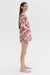 Signature Pyjama Set Cactus Flower Print Pink/Ecru