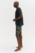 Men’s Tee and Shorts Set Black/Sansindo Tiger