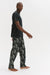 Men’s Tee and Trouser Set Black/Sansindo Tiger