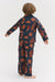 Kids' Long Pyjama Set Wild Icons Print Navy/Sunset