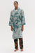 Men’s Towel Robe Fern Print Green