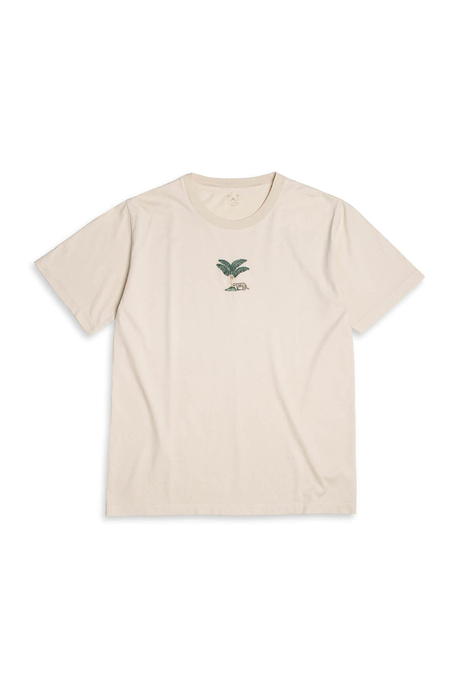 Men’s Cotton Embroidered Tee Off White