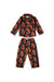 Kids’ Long Pyjama Set Sansindo Tiger Print Black/Orange