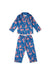 Kids' Long Pyjama Set Chango Print Blue/Pink