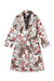 Quilted Robe Soleia Print Cream