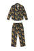 Long Pyjama Set T. Rex Print Black/Navy
