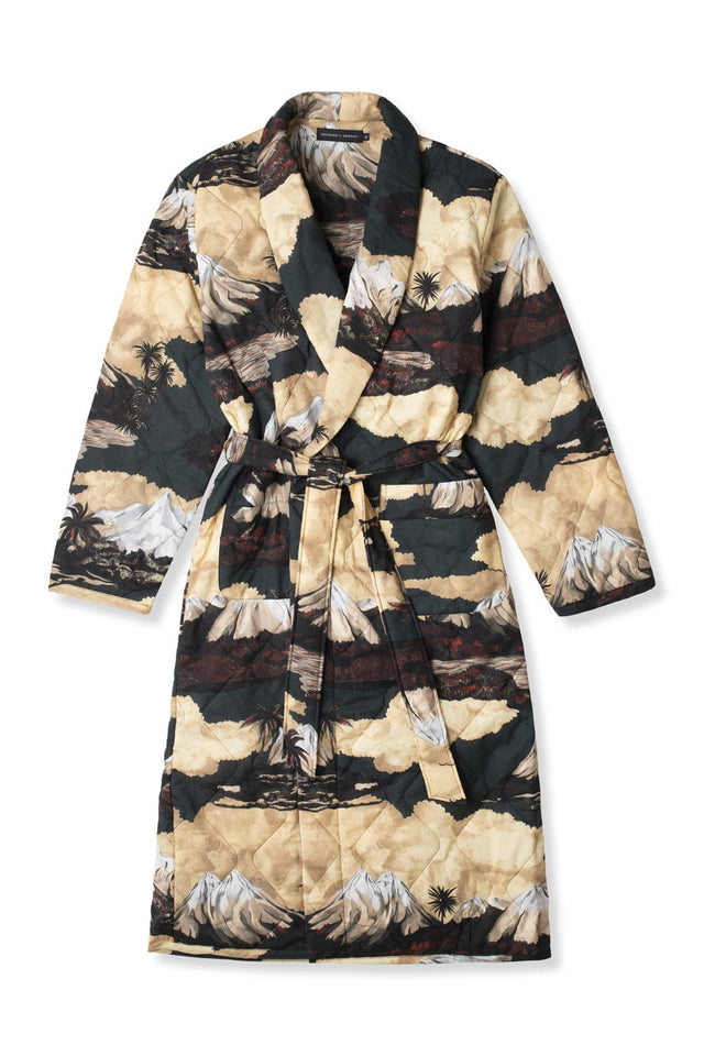 Men’s Quilted Robe Desmond & Dempsey