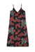 Slip Nightie Passerine Print Black/Red
