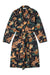 Men’s Quilted Robe Soleia Leopard Print Black/Yellow
