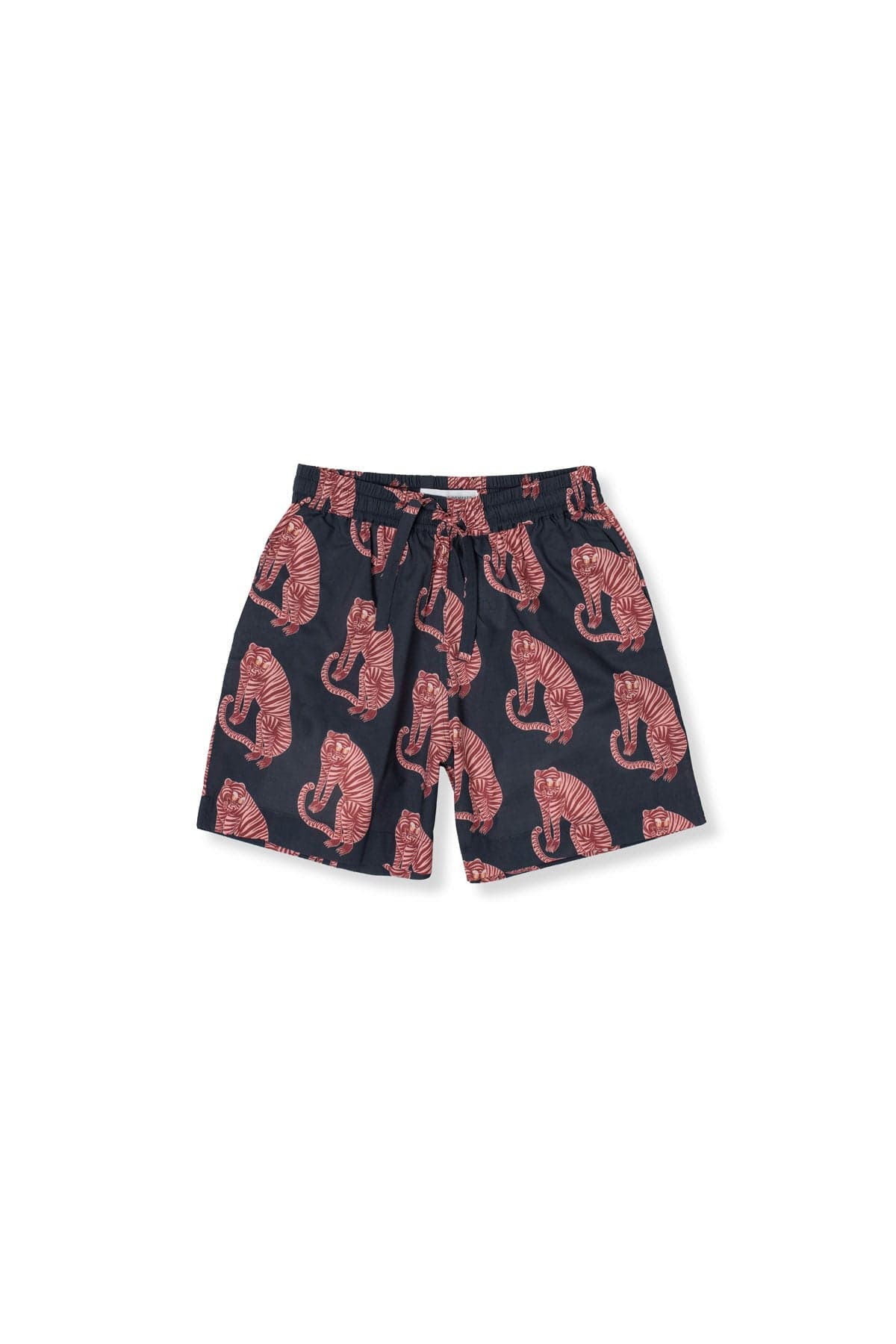 Lounge Shorts Sansindo Tiger Print Navy/Pink