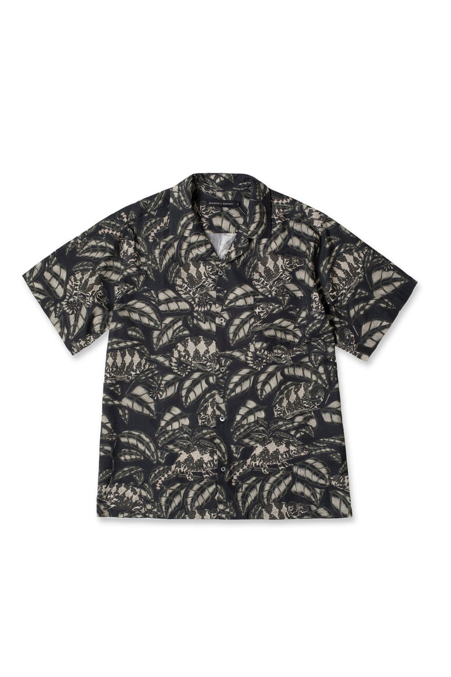 Men’s Cuban Pyjama Shirt Pardalis Print Carbon