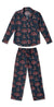 Long Pyjama Set Ravenala Print Navy
