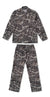 Men’s Pocket Pyjama Set Crotalus Print Ecru/Black Linen