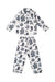 Kids' Long Pyjama Set Wild Icons Print Cream/Navy