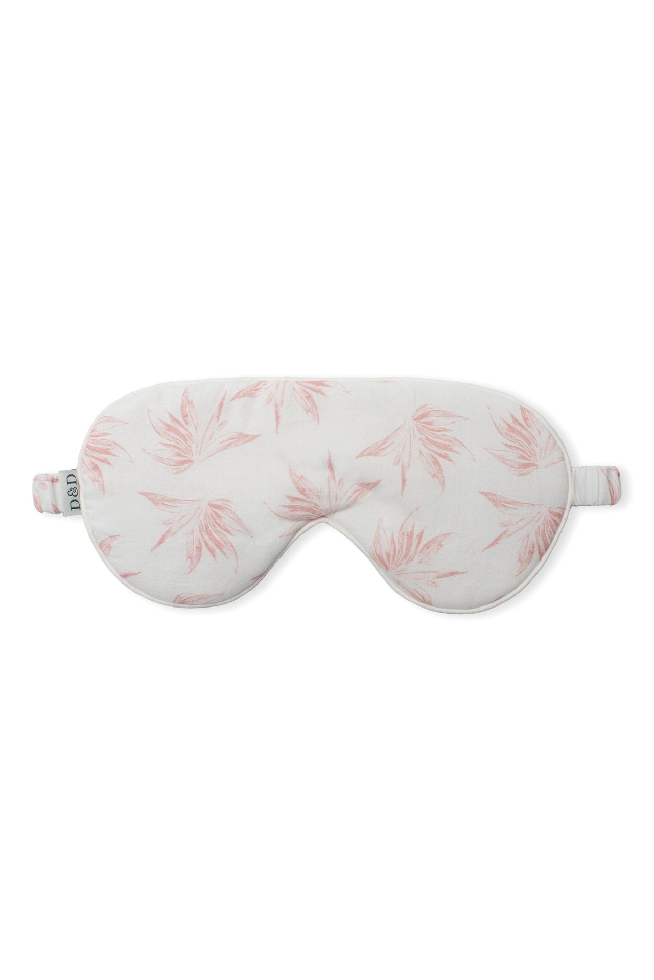 Cotton Luxe Eye Mask Deia Print White/Pink