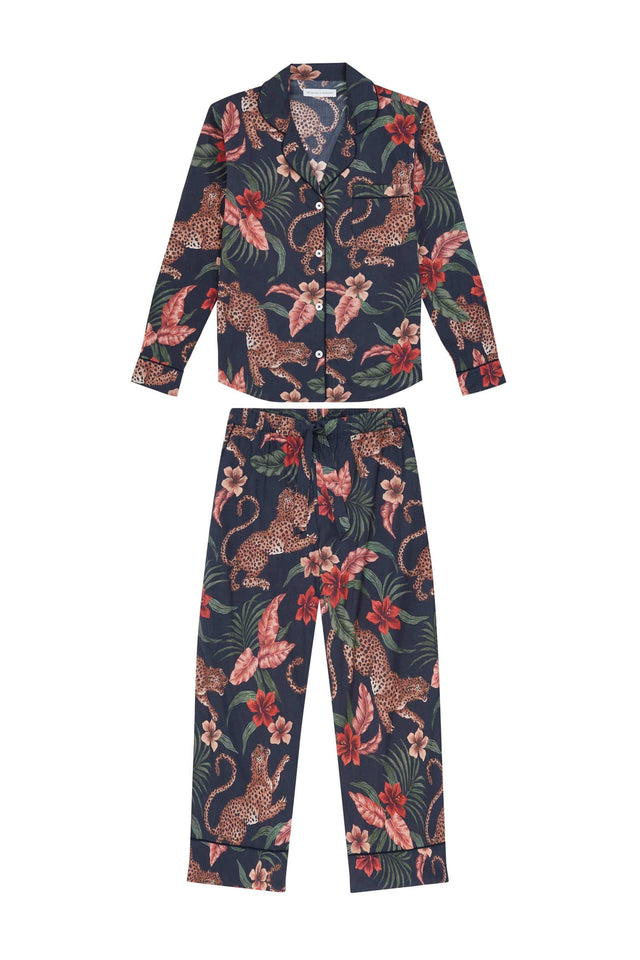 Long Pyjama Set Soleia Leopard Print Multi