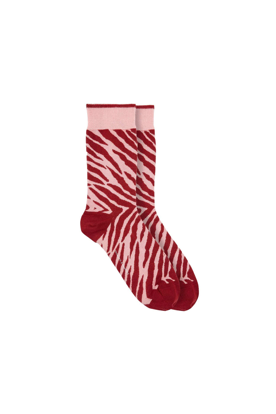Women's Socks Tiger Print Pink