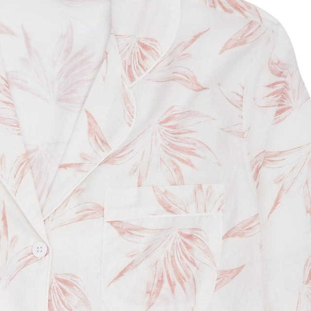 Signature Pyjama Set Deia Print White/Pink