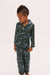 Kids' Long Pyjama Set Bocas Print Green