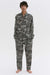 Men’s Pocket Pyjama Set Crotalus Print Ecru/Black Linen
