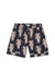 Men’s Pyjama Shorts Howie Pineapple Print Black/Gold