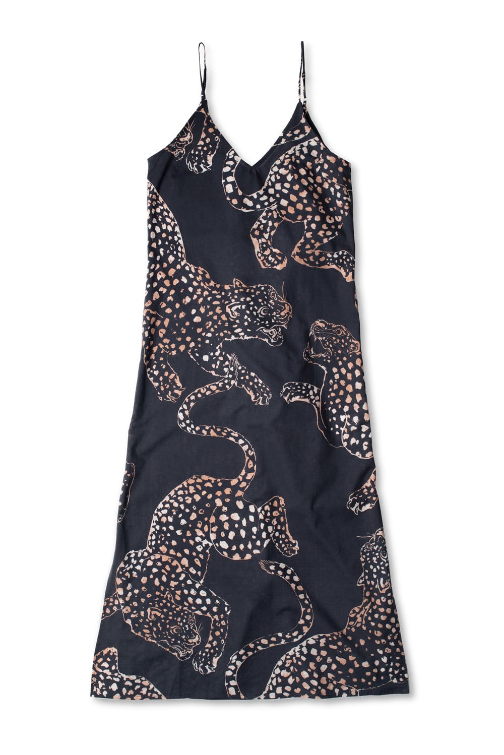 Slip Nightie The Jag Print Navy