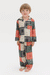 Kids' Long Pyjama Set Bandana Print Multi