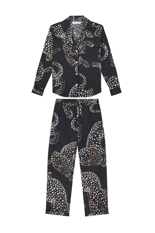 Long Pyjama Set The Jag Print Navy