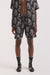 Men’s Pyjama Shorts Sansindo Tiger Print Black/Cream