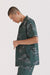 Men’s Cuban Pyjama Shirt Bocas Print Green