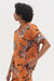 Men’s Cuban Pyjama Shirt Rayas Print Orange