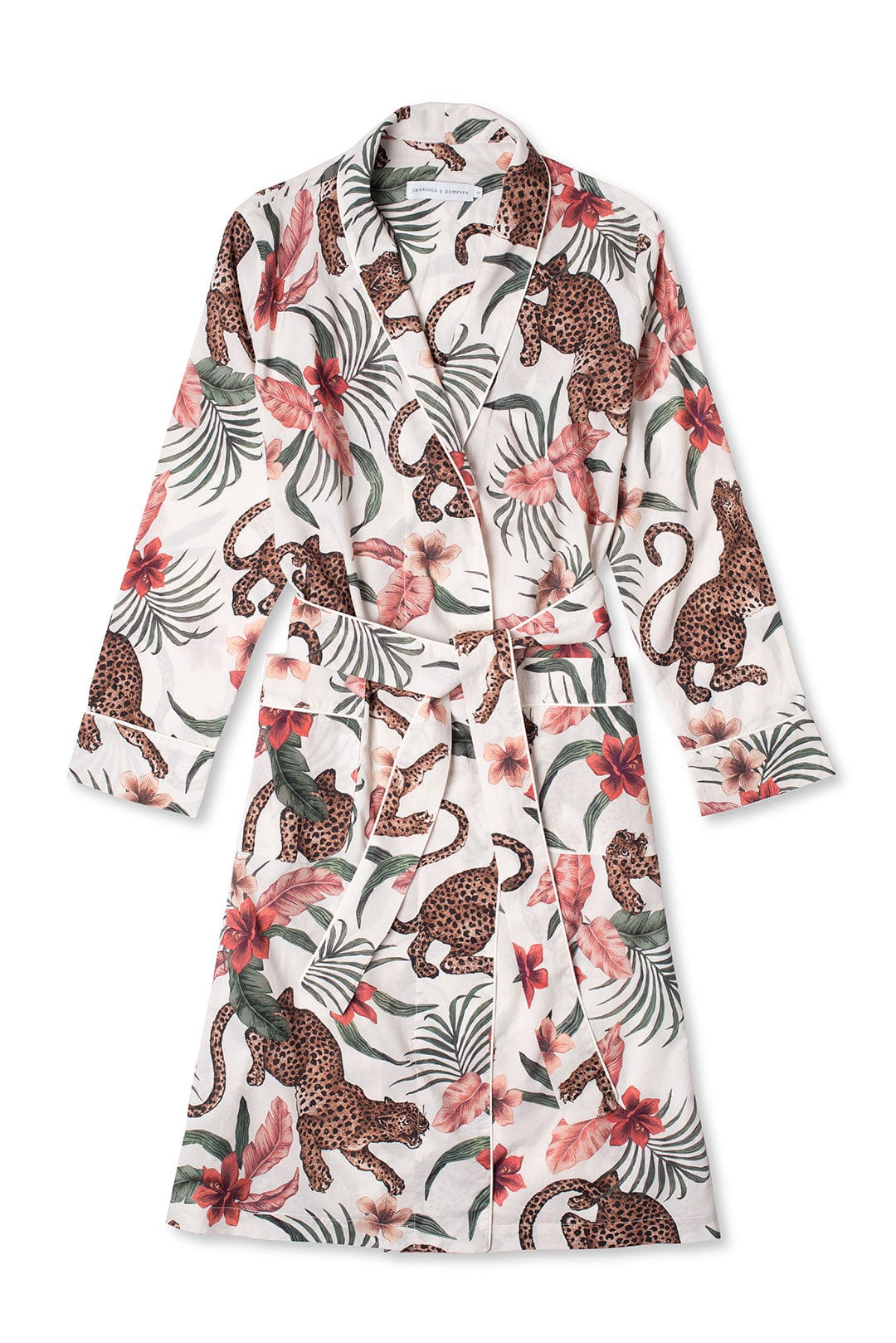 Women's Robe Soleia Print Cream