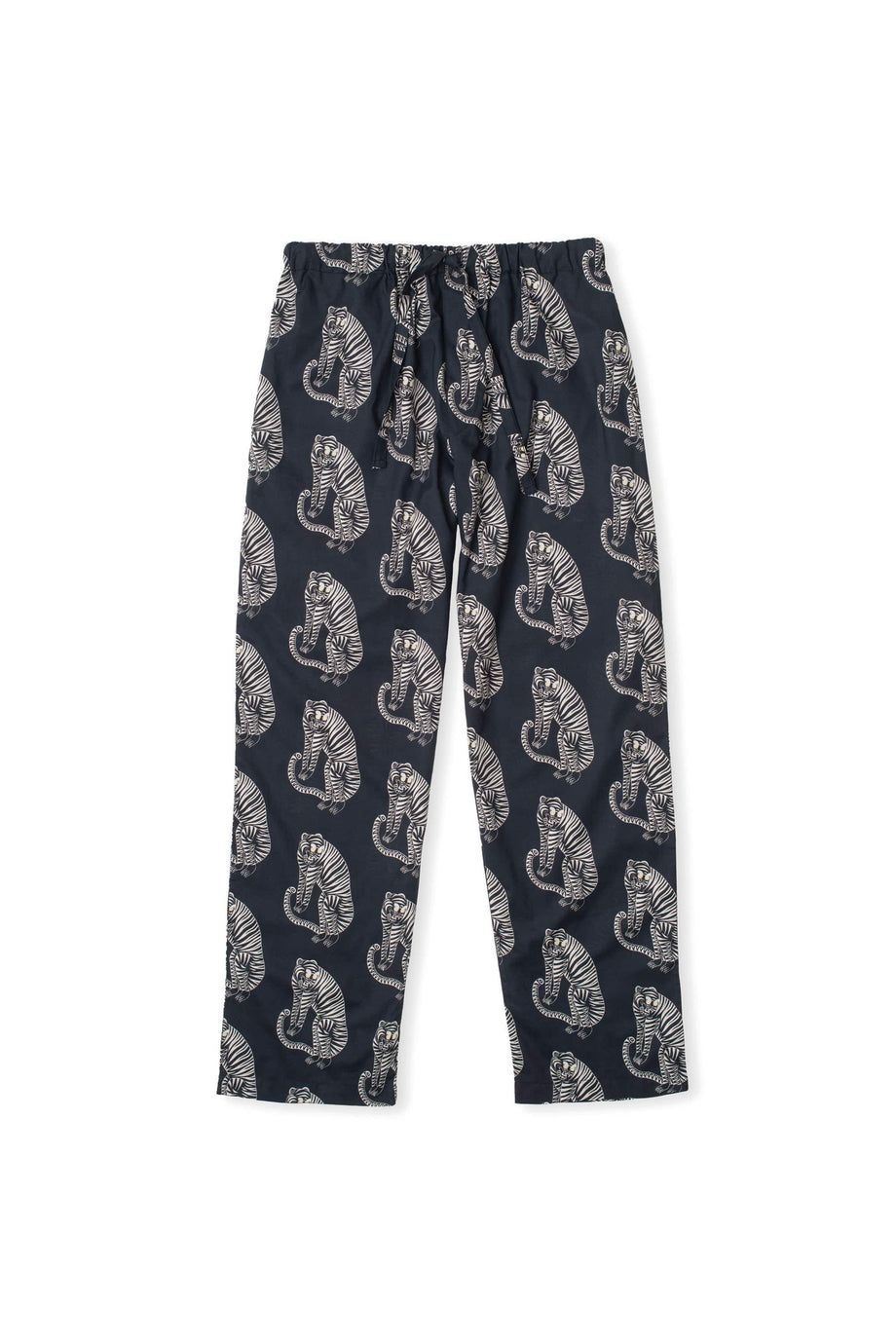 Men’s Pyjama Trousers Sansindo Tiger Print Black/Cream