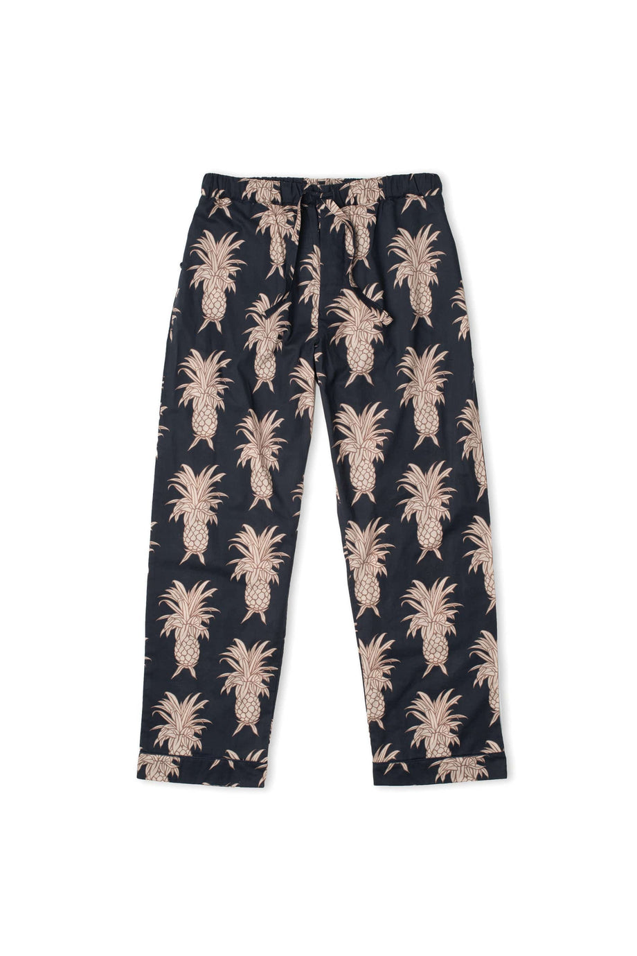 Men’s Pyjama Trousers Howie Pineapple Black/Gold
